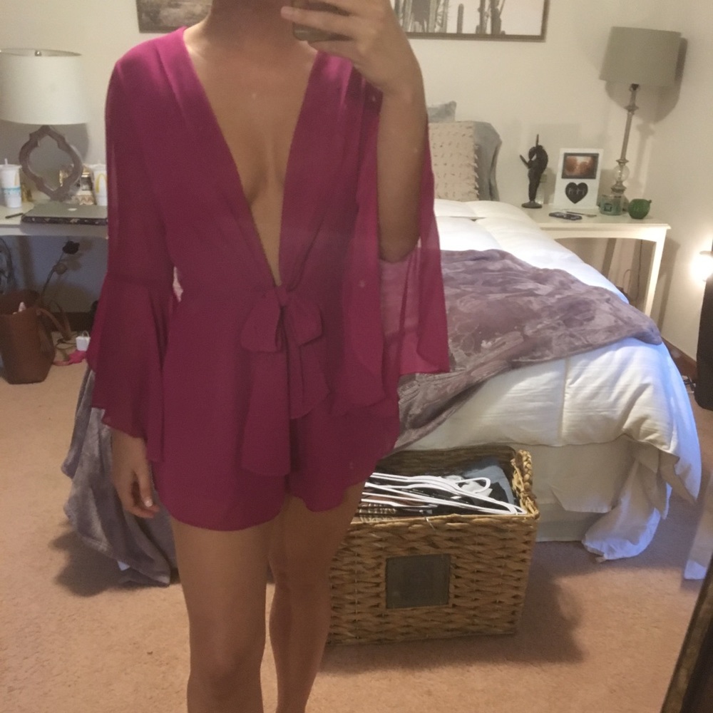 Magenta Romper